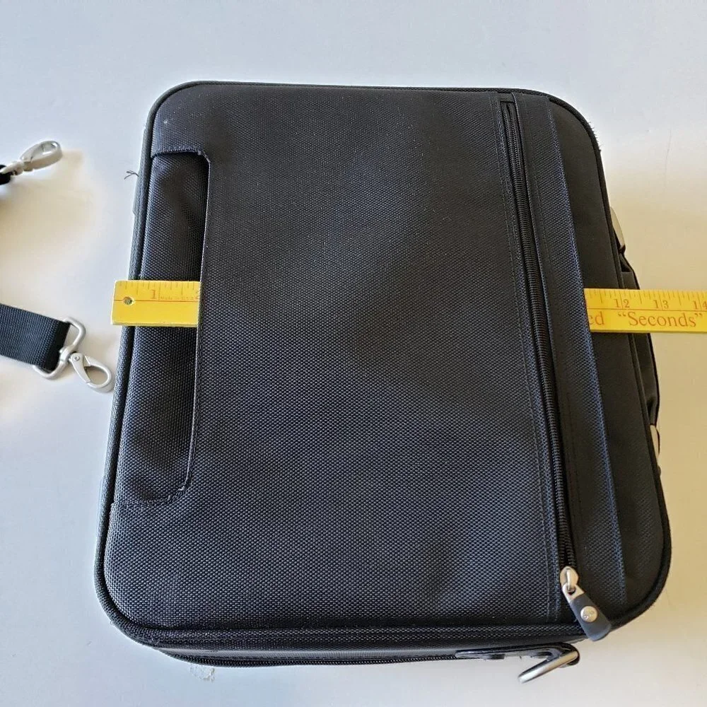 Dell Black Laptop Bag with Luggage Sleeve and Shoulder strap